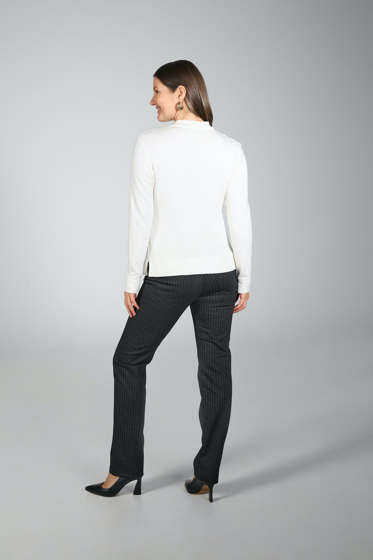 Cloud Knit Drape Sweater